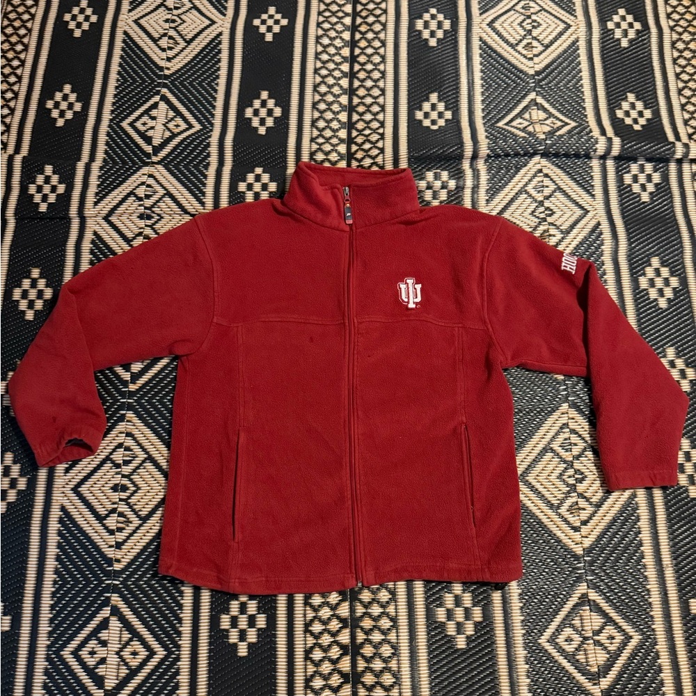 Indiana Hoosiers team jacket, fleece stitched pro player size L